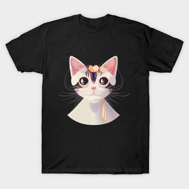 Cat Vintage #24 T-Shirt by daffdyindustries